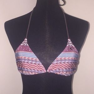 O'Neill Tribal Print Halter Bikini Top